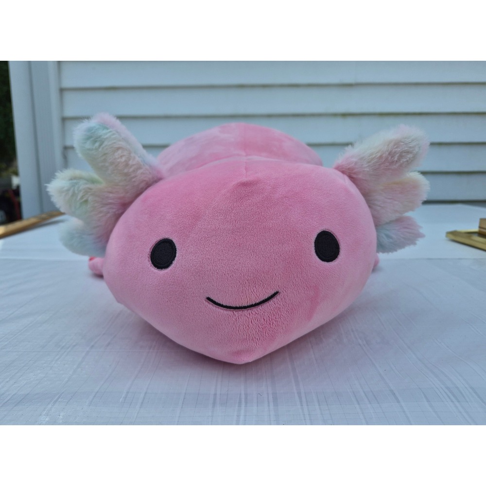 Kellytoy Hug-A-Pet by Russ Pink Axolotl Plush Gills Hand Warmer 22 inch Sensory